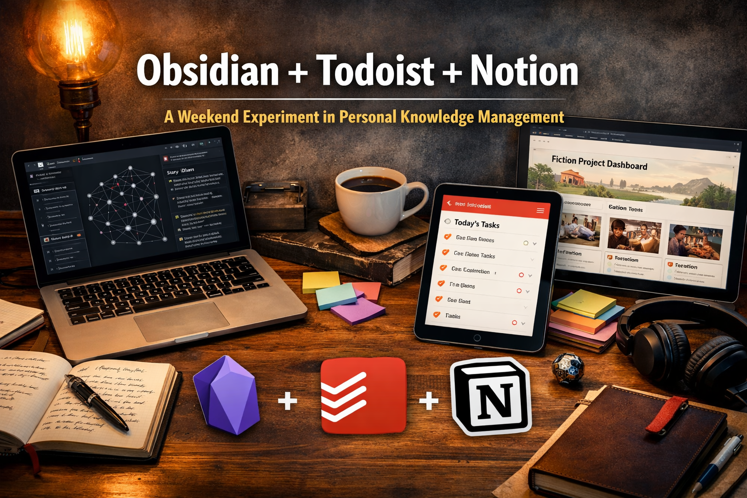 Obsidian + Todoist + Notion Makes For a Full Weekend